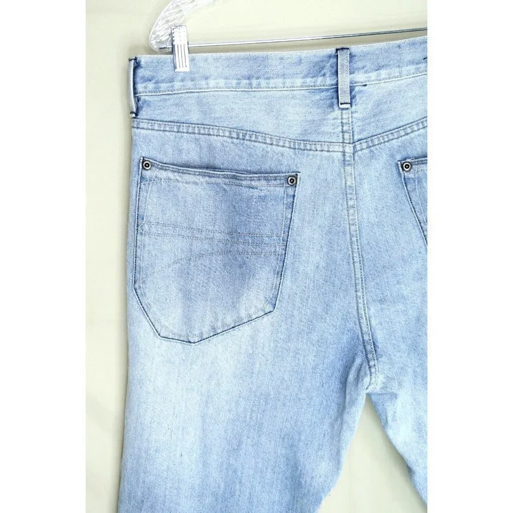 Sean John Jeans Light Wash Hamilton Classic Relaxed Fit Denim Men's 39x29 Y2K